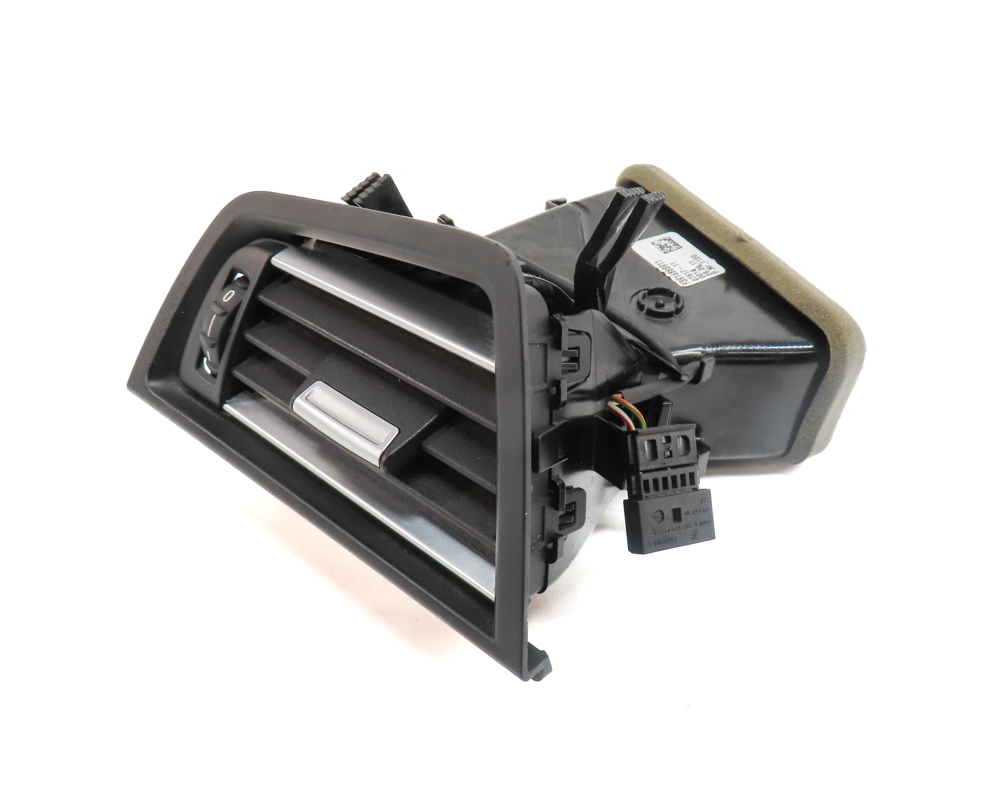 2012 BMW 550I (F10) FRONT LEFT DRIVER DASH HEAT AIR AC VENT (Black) — exact item pictured